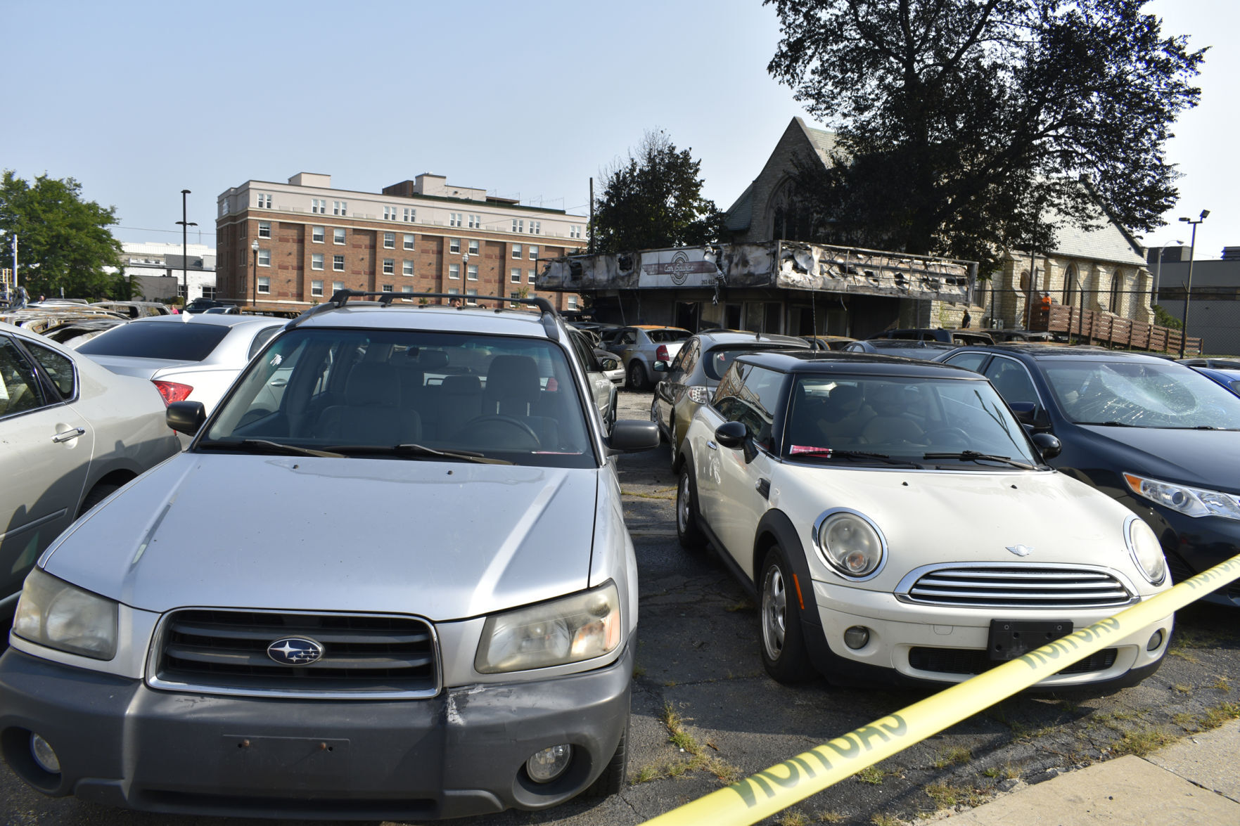 Used car lot photo